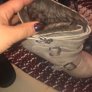 Ankle booties. Never been worn